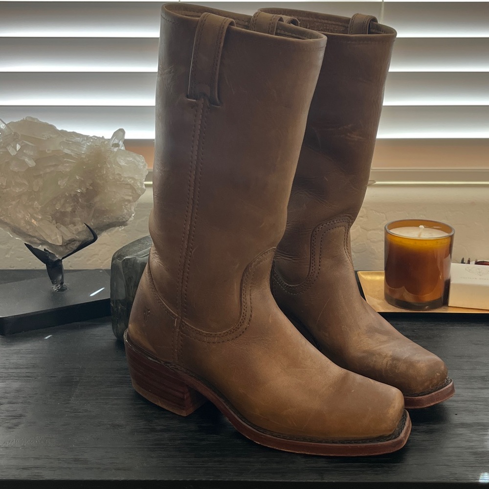 Frye Brown Cavalry 12L Women’s Boots